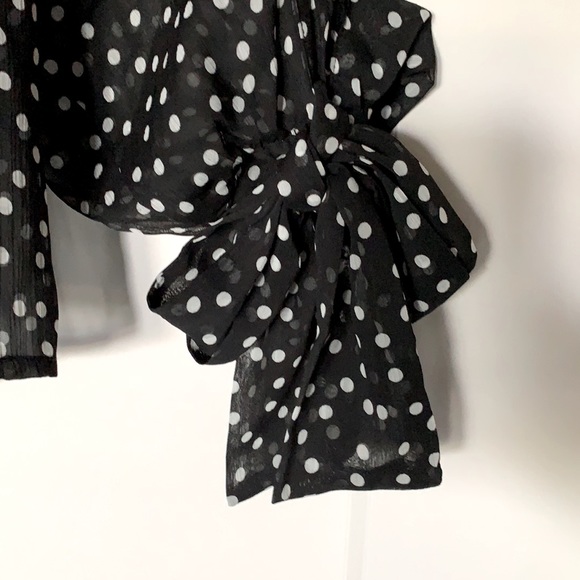 Sheer Polka Dot Top - Picture 3 of 3